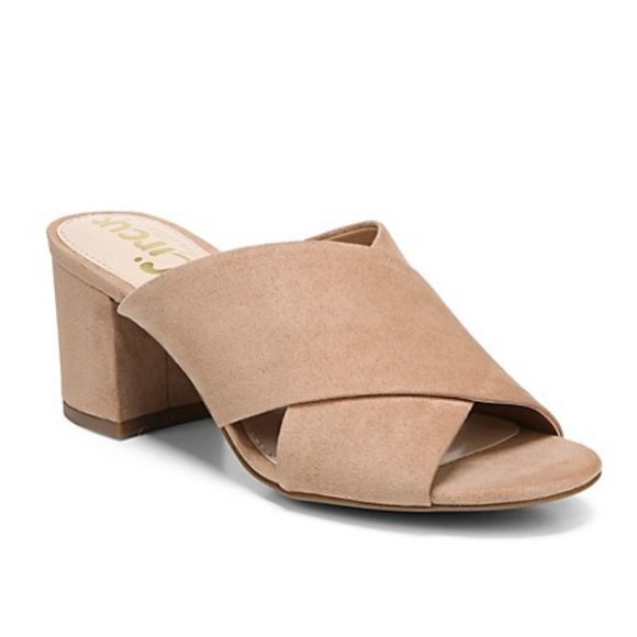 Sam Edelman Shoes - SAM EDELMAN TAN SUEDE HEELED SANDALS